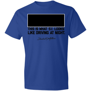 5% at Night - Shaded Outfitters Lightweight T-Shirt 4.5 oz