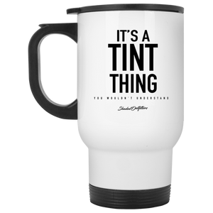 Shaded Outfitters White Travel Mug