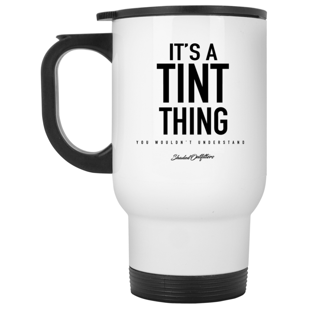 Shaded Outfitters White Travel Mug