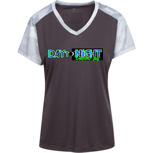 D2N - Sport-Tek Ladies' CamoHex Colorblock T-Shirt