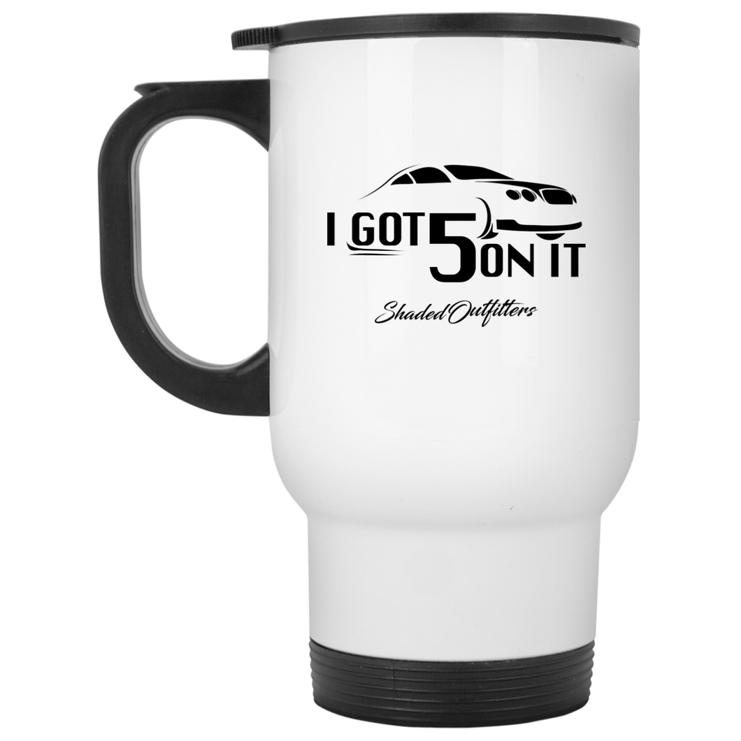 Shaded Outfitters White Travel Mug