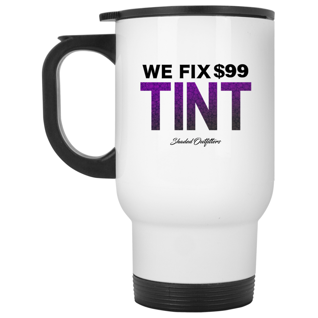 Shaded Outfitters White Travel Mug