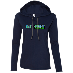 D2N - Anvil Ladies' LS T-Shirt Hoodie