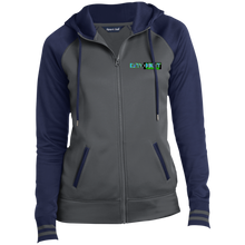 Load image into Gallery viewer, D2N - Sport-Tek Ladies&#39; Sport-Wick® Full-Zip Hooded Jacket