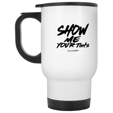 Shaded Outfitters White Travel Mug