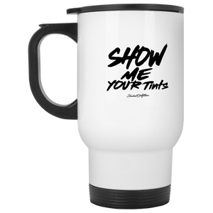 Shaded Outfitters White Travel Mug