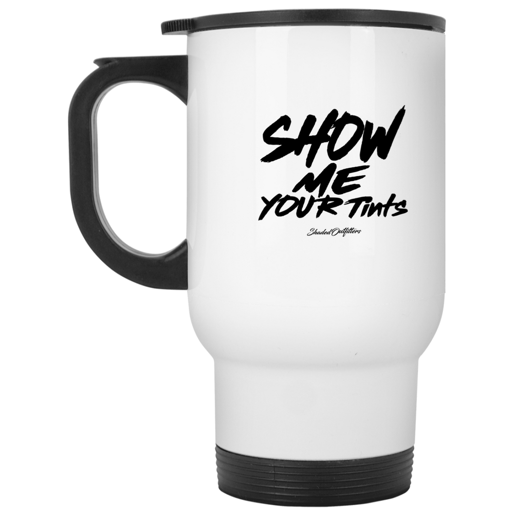 Shaded Outfitters White Travel Mug