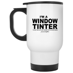 Shaded Outfitters White Travel Mug