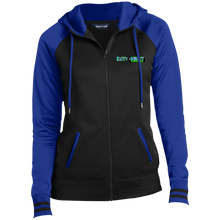 Load image into Gallery viewer, D2N - Sport-Tek Ladies&#39; Sport-Wick® Full-Zip Hooded Jacket