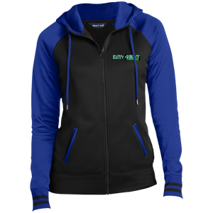 D2N - Sport-Tek Ladies' Sport-Wick® Full-Zip Hooded Jacket