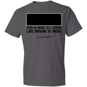 5% at Night - Shaded Outfitters Lightweight T-Shirt 4.5 oz