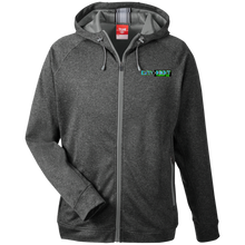 Load image into Gallery viewer, D2N - Team 365 Men&#39;s Heathered Performance Hooded Jacket