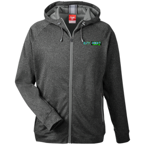 D2N - Team 365 Men's Heathered Performance Hooded Jacket