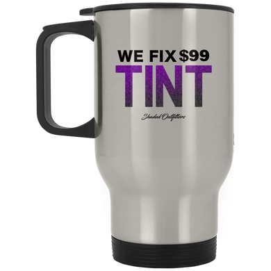 We Fix $99 - Shaded Outfitters Silver Stainless Travel Mug