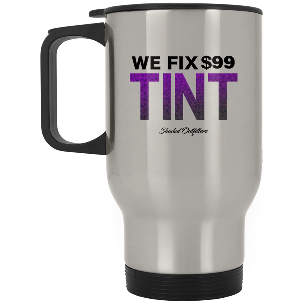 We Fix $99 - Shaded Outfitters Silver Stainless Travel Mug