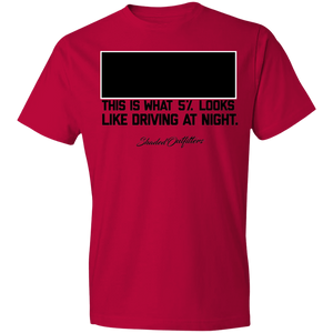 5% at Night - Shaded Outfitters Lightweight T-Shirt 4.5 oz