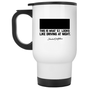 Shaded Outfitters White Travel Mug