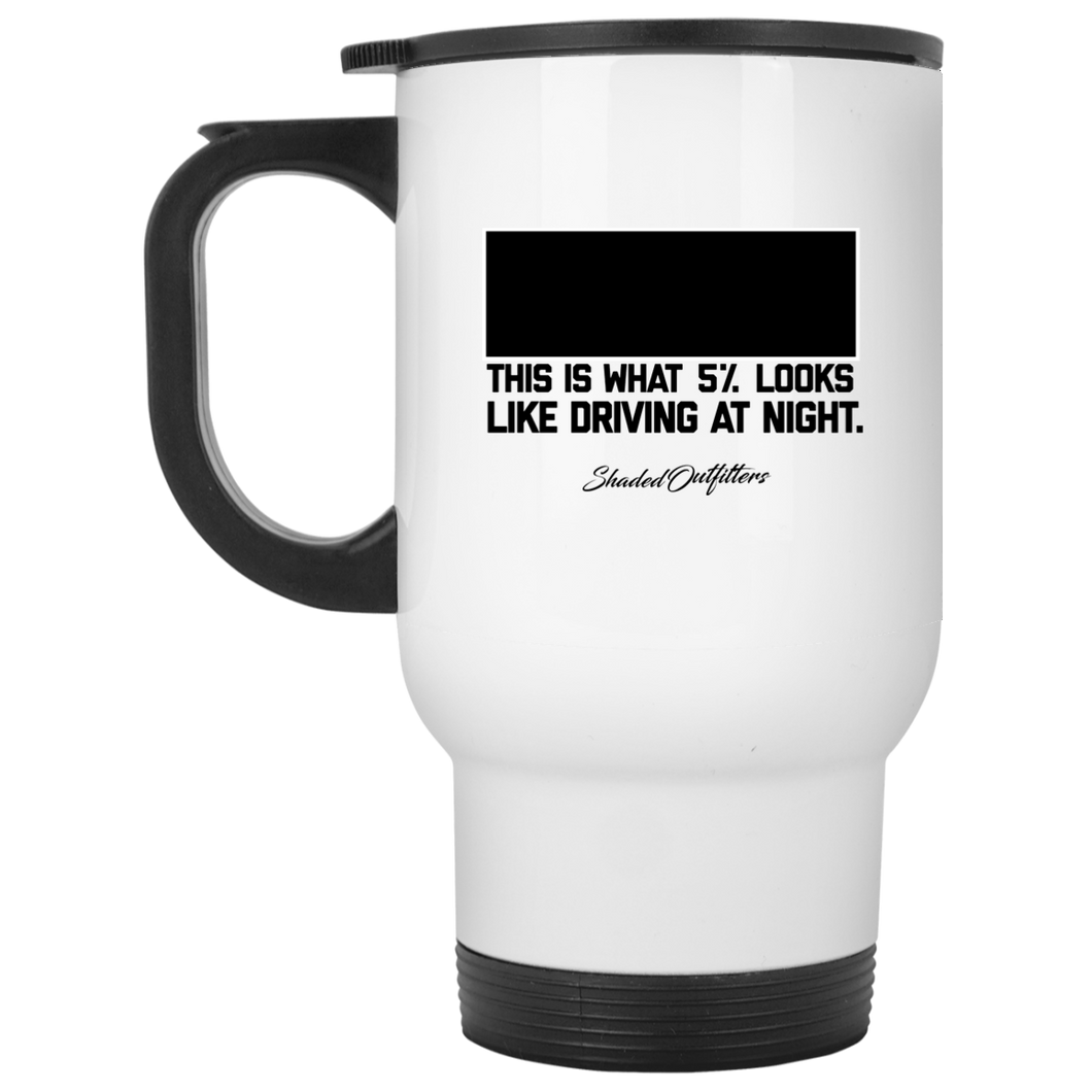 Shaded Outfitters White Travel Mug